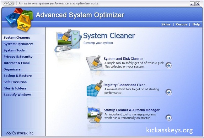 Advanced System Optimizer 3.81.8181.206 Crack + License Key