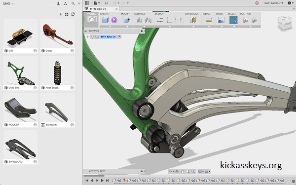 Autodesk Fusion 360 2.0.15050 Crack + Keygen Free Download