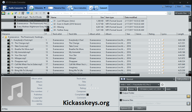 EZ CD Audio Converter Pro 10.2.1.1 Crack + Serial Key Download