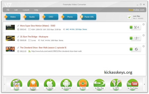 Freemake Video Converter 4.1.13.151 Crack With Activation Key