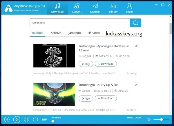 AnyMusic 10.0.1 Crack + Product Key Free Download [2023]