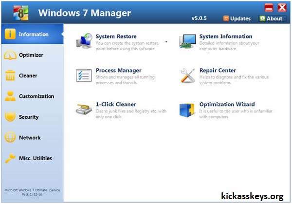 Windows 7 Manager 5.2.0 Crack + Keygen Free Download [2023]